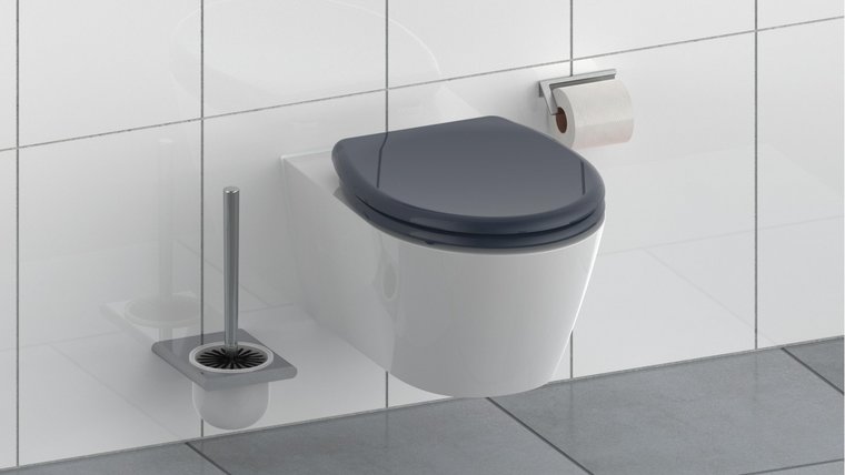 WC zitting antraciet