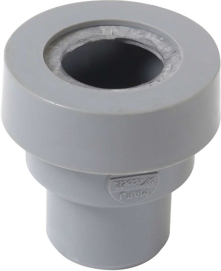 PVC transition from 40mm glue to 40mm rubber