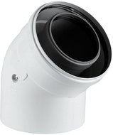 Schouwbocht 60/100 45&deg; ALU-PP