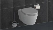WC zitting grijs