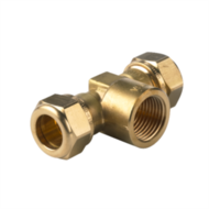 knelkoppeling T-stuk 22x1/2"x22mm