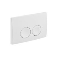 DUWPLAAT 2-TOETS DELTA VOOR DUOFIX BASIC GEBERIT WIT