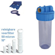 Solo regenwaterfilter 10 reinigbaar