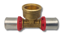 Pers T-stuk 20mm-3/4"-20mm