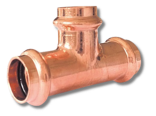 Pers t-stuk koper