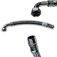 Flexibel met bocht DN19 M/F 3/4" 40cm