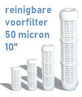Reinigbare voorfilter