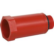 Bouwstop 1/2"M rood