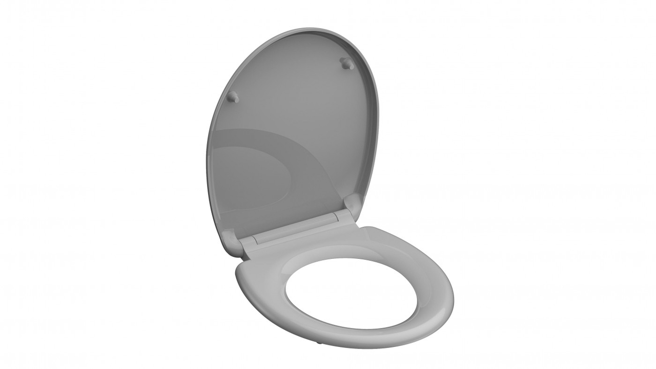 WC zitting grijs