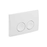 DUWPLAAT 2-TOETS DELTA VOOR DUOFIX BASIC GEBERIT WIT