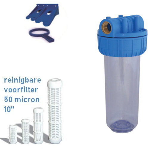 Solo regenwaterfilter 10 reinigbaar