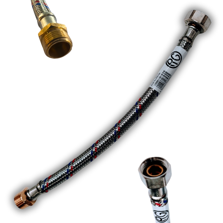 Flexibel DN8 3/8" M/F  25cm