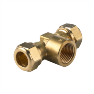 knelkoppeling T-stuk 15 x 1/2" x 15mm