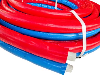ALUPEX DUO Isometal 16x2mm blauw en rood 50lm
