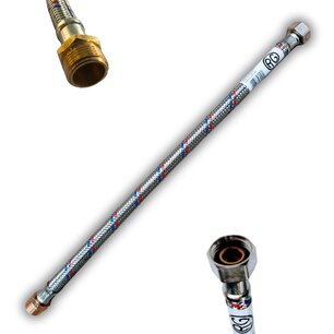 Flexibel 1/2" x 1/2" M/F 50cm DN13