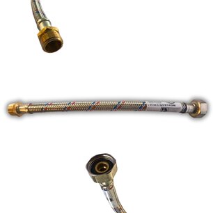 Flexibel 1/2" M/F 35cm DN8