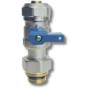 Blauwe grote mini bolkraan 1/2"-20mm